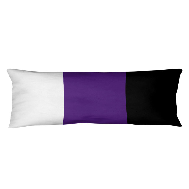 Polyester Medium Pillow, White/Purple Middle, Mississippi Rebellion