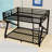 Metal Bunk Bed with Ladders-115170401