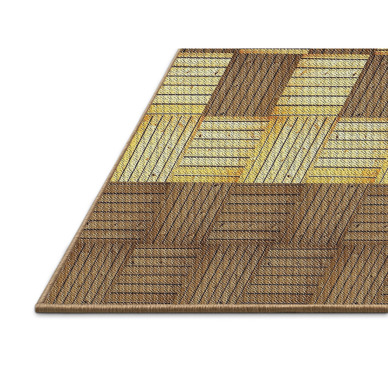 Abstract Indoor Rug, Rectangle 5' x 7'