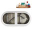 Baignoire autoportante 48 "avec drain interne Streamline-102290900