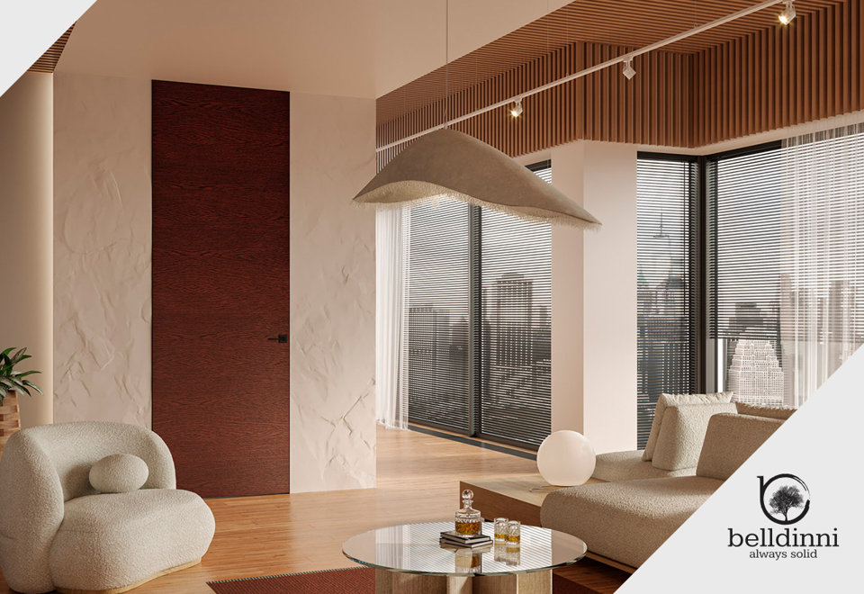 Discover unique minimalist flush-mounted doors with sleek design