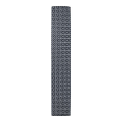 Caernarfon Rectangle Geometric Polyester Table Runner