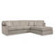 Gramercy Park Upholstered Chaise L-Sectional