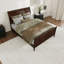 Lit plateforme en bois massif Valencia avec pied de lit assorti Valencia-1230722529-1230722588