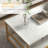 Coffee Tables Set of 2, 2-Rier Rectangle and Round Coffee Table with Storage Shelves