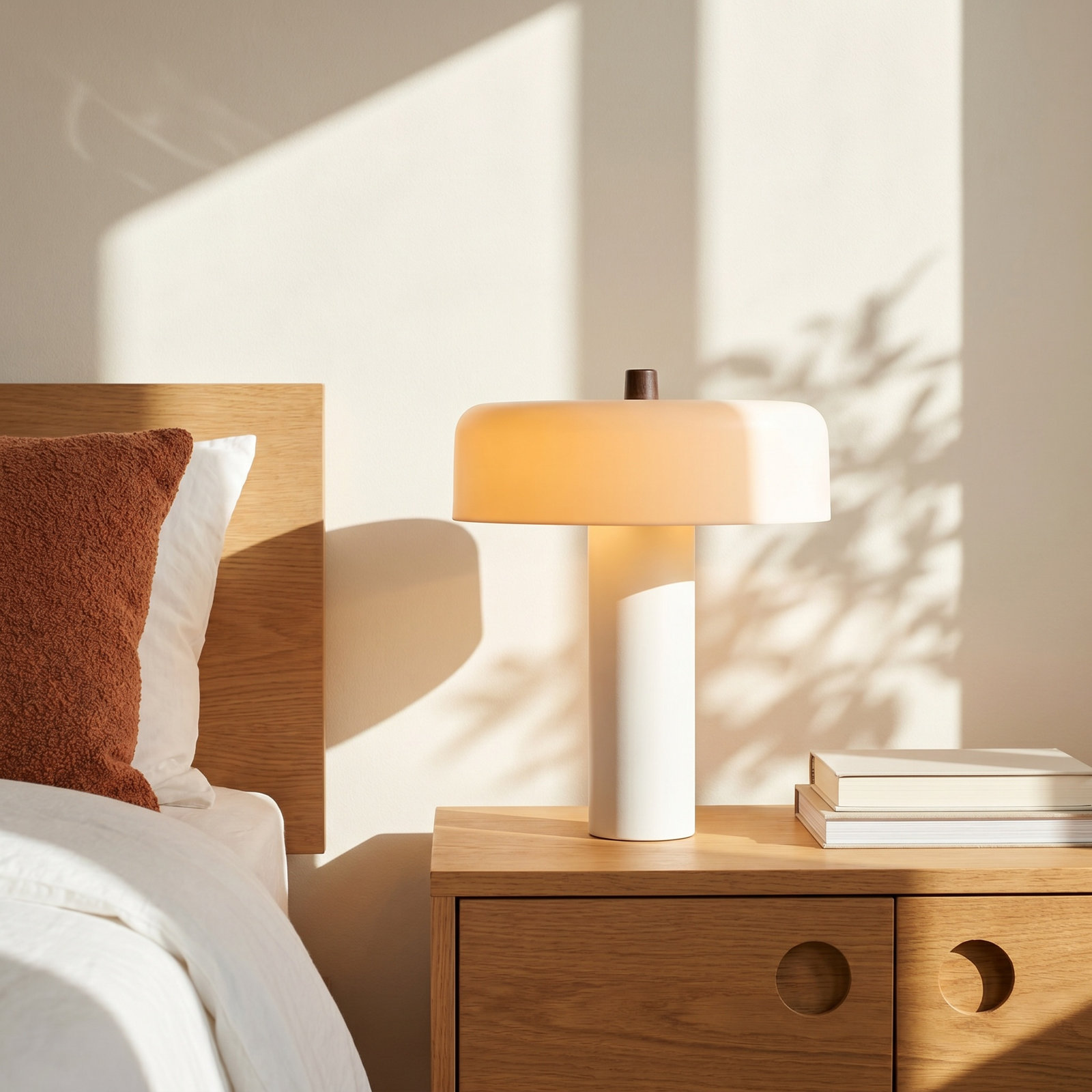 Punk Metal Table Lamp, White