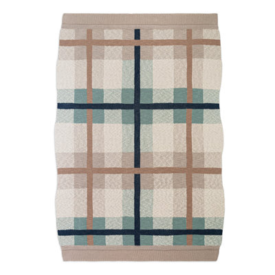 Knitted Plaid Blanket