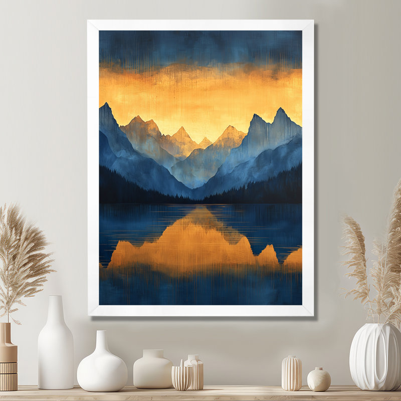 Graysan - Paysages, impressions d'art mural, H 32 po x l 24 po, Impression de cadre photo, Blanc