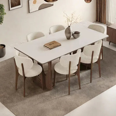 Rectangular home creative dining table