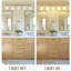 Dimmable Vintage Vanity Light, Clear Striped Glass-913133933-913133906-913133910