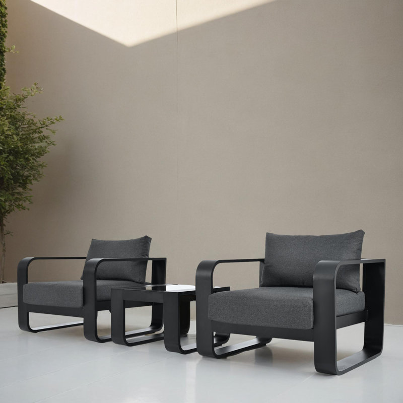 Ensemble de conversation pour patio 3 pièces