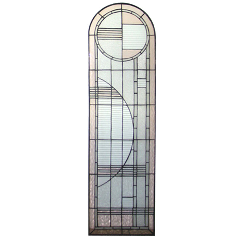 Arc Deco Prairie Right Sided Stained Glass Window