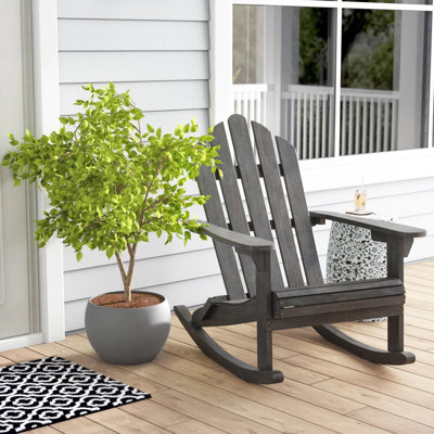 Mobley Rocking Solid Wood Chair