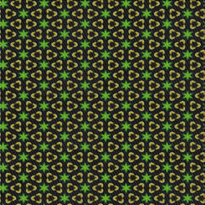 Tapis décoratif vert géométrique