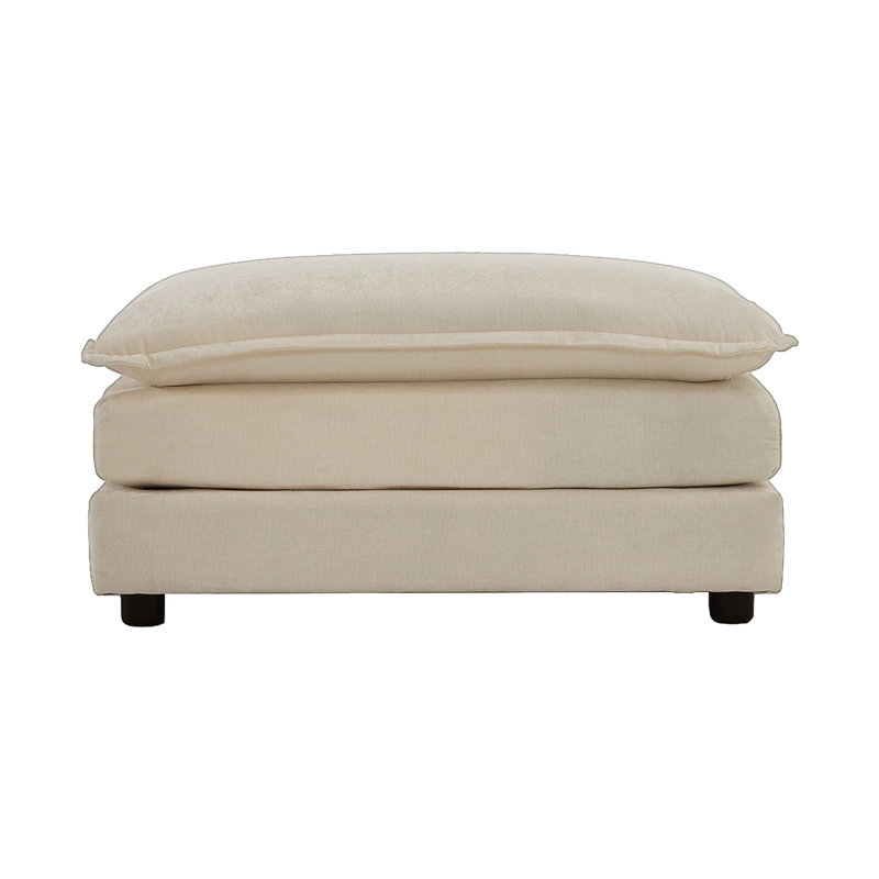 Tissu en chenille haute, beige - convient à plusieurs canapés, la construction ajoute style et confort à votre espace de vie