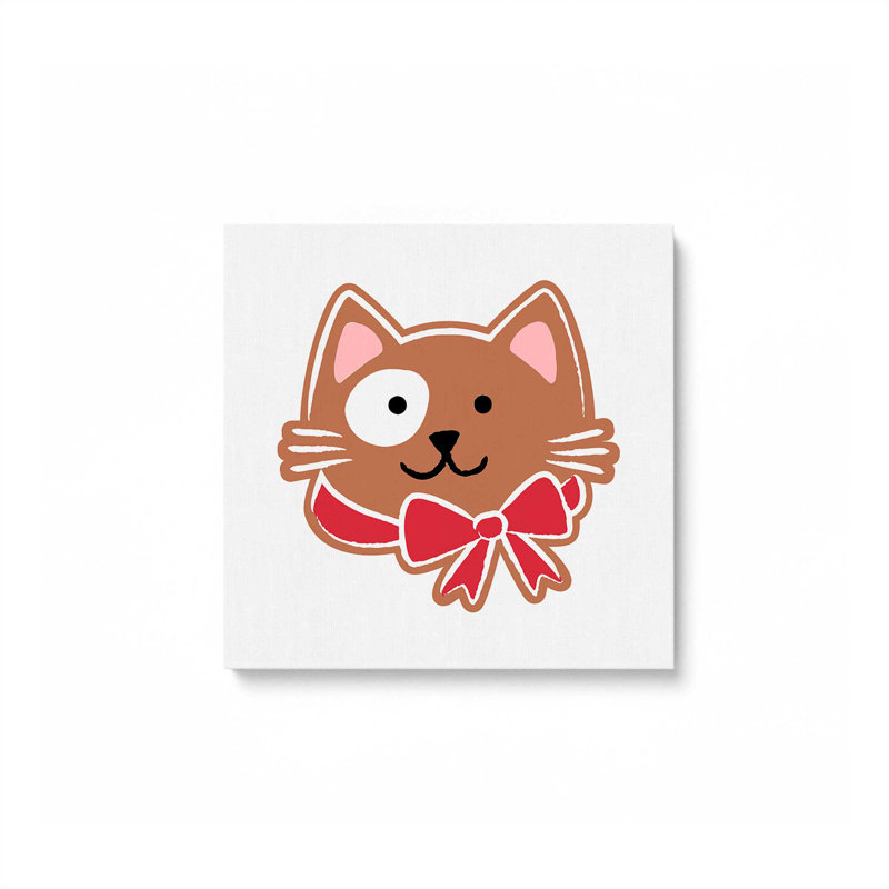 «Gingerbread Folks IX» par Victoria Barnes, reproduction d'art sur toile, H 12 po x l 12 po