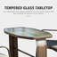 Fauteuil oscillant couvert 4 canapés - structure en aluminium pour chaise d'extérieur toutes saisons