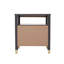 Ambyr 50cm W Solid + Manufactured Wood Bedside Table-2060101654