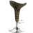 Birnbaum Swivel Adjustable Height Counter Stool with Metal Frame