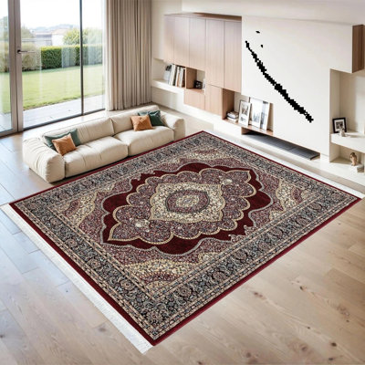 Large Area Traditional Rugs for Living Room Bedroom Carpet Hallway Runner Rug Floor Mat