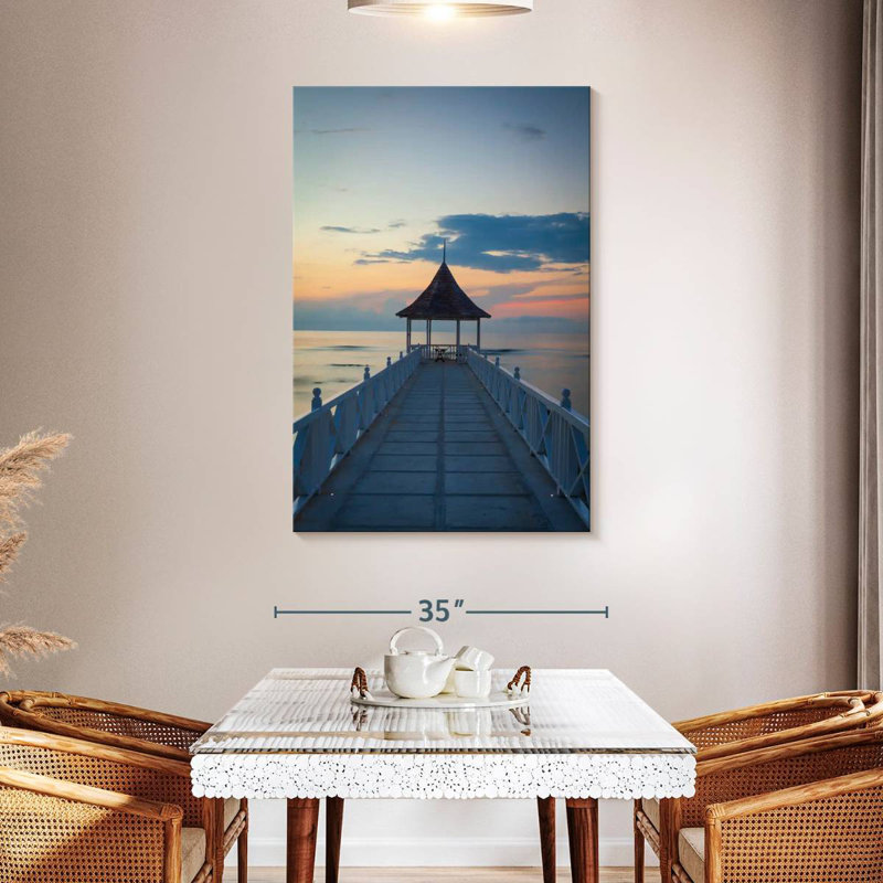 Gillard Coastal Half Moon Bay Port, 48" H x 32" W