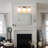 3-Light Dimmable Vanity Light For Bathroom Mirror Up/Down Mount With Glass Shape-890820058