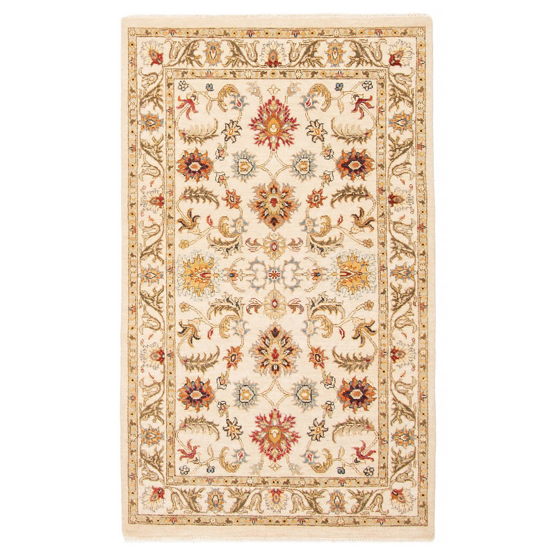 Tapis crème unique 3 pi 0 po x 5 pi 0 po Jamshidpour