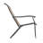 2-piece Patio All-weather PVC-coated polyester Lounge Chair With Ottoman, Brown