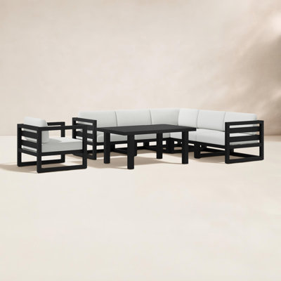 Smith 6 - Person Modular Patio Conversation Set with Cushions