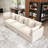 111.5'' Modern Minimalist Style Chenille 3-Seat Sofas-1819596839