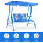 Derrick 2 Person Metal Porch Swing with Stand