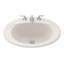 Supreme Vitreous China Oval Drop-in Bathroom Sink-1708126-2750092