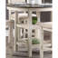 Table de hauteur comptoir 1Pc avec 2X présentoirs de mobilier de style transitionnel-1524740580