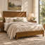 Base de lit en bois massif Cape