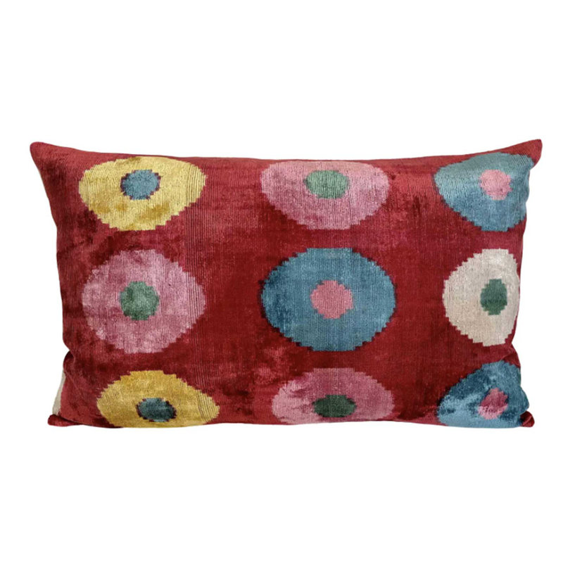 Velvet Lumbar Pillow Cover & Insert