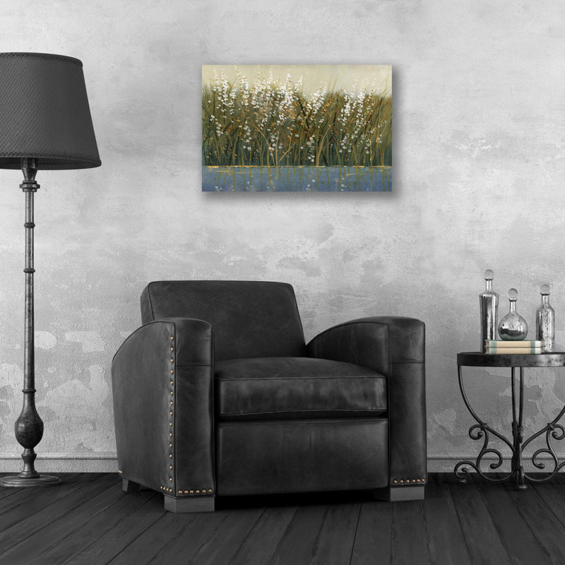 «By the Tall Grass I» par Tim O'Toole, art mural en verre acrylique, H 16 po x l 24 po x P 0,2 po