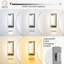 Applique murale encastrée à intensité variable avec interrupteur 5 couleurs 1550 lumens-106815140-106815137