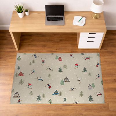 Tapis de bureau léger antidérapant Downhill