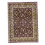 Hand Knotted Wool Oriental Area Rug in Aubergine