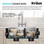 Évier de cuisine en acier inoxydable KRAUS Standart Pro-98629470-98629473