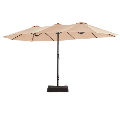 Parasol de marché rectangulaire 15 '