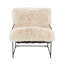  Chaise en peau de mouton véritable-2135113825