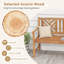 Athanas Solid Wood Traditional Bench
