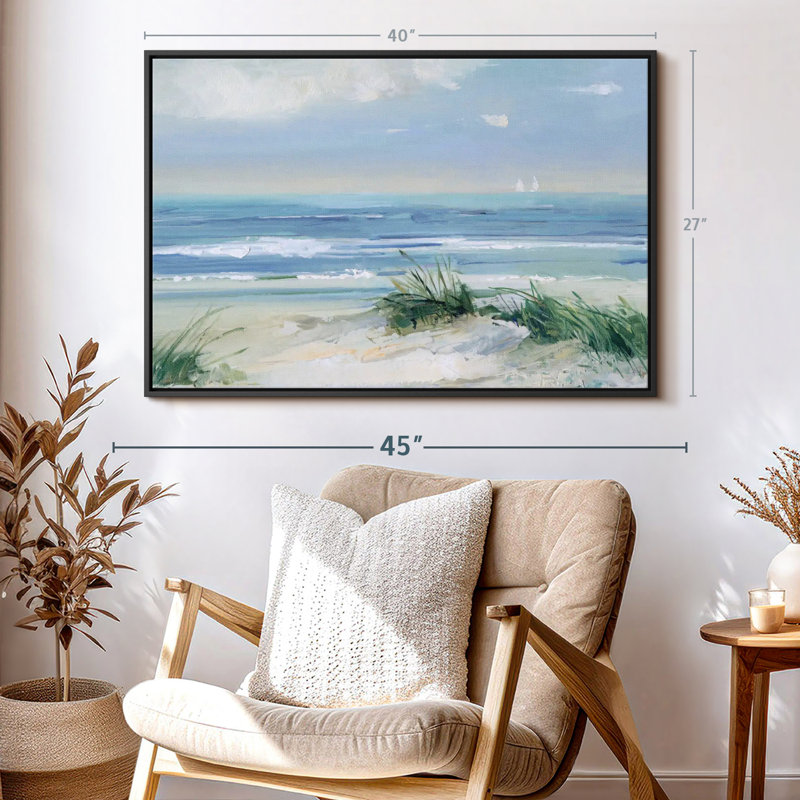 Plage «Coastal Breezes Wall Art», H 27 po x l 40 po