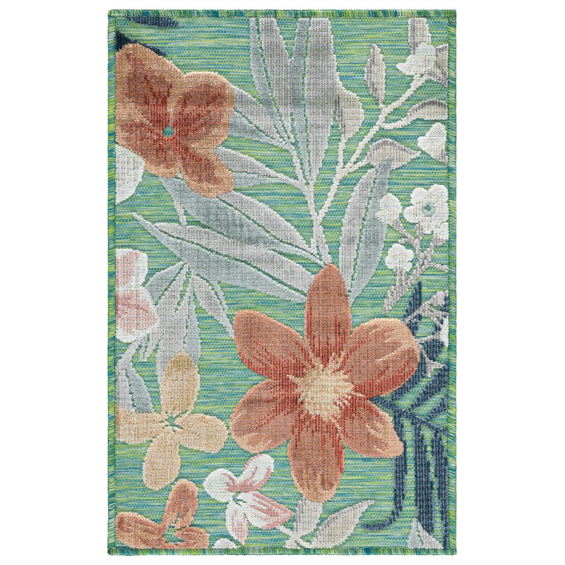 Shutesbury Machine Woven Floral Area Rug , Rectangle 2' x 3'
