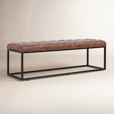 Pearson Genuine Leather Bedroom Bench