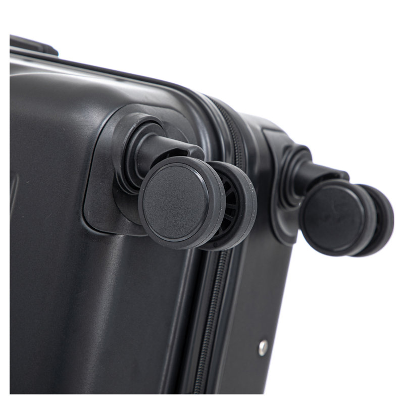 Ensemble de 3 valises rigides en ABS avec roulettes HIFINE TOURIST - 20 po, 24 po, 28 po - Noir