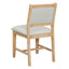Ensemble de table de salle à manger 7 pièces pour 6 personnes et 1 table de salle à manger rectangulaire en bois pour 6 personnes avec chaises rembourrées pour la salle à manger et la cuisine-742632993-742632992