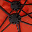Grand parasol d'extérieur double face 14,8 pi avec manivelle (orange) (sans base)-167266601