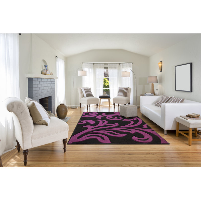 Vinita Floral Area Rug, Rectangle 120 x 170cm